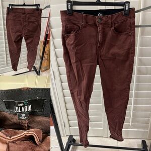 LuLaRoe chocolate denim, size 28
